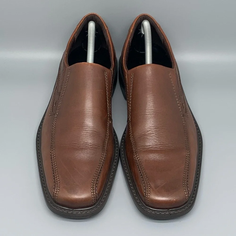 ECCO Helsinki 2 Apron Toe Slip On Oxford Shoes Men's Sz‎ 7.5